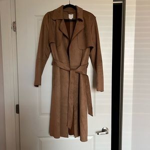 H&M Faux Suede Trench